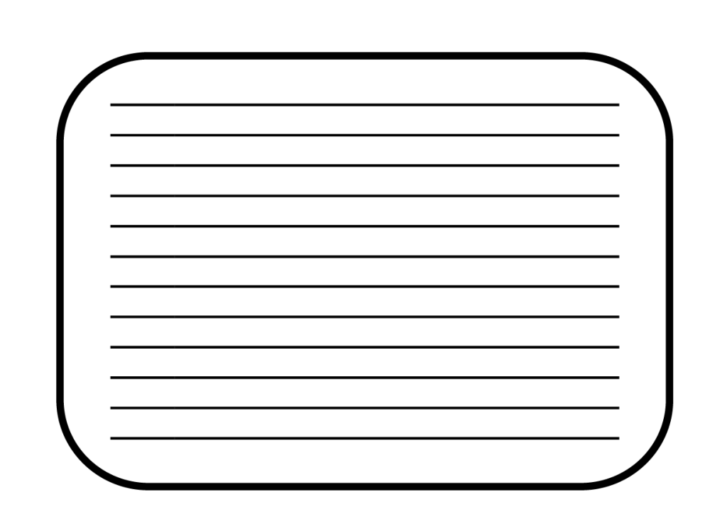 set of horizontal lines representing lands